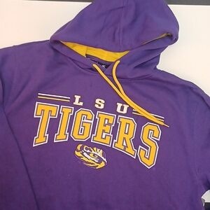 NWT LSU Tigers hooded swearshirt